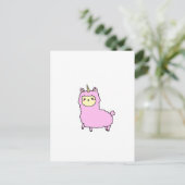 Carte Postale UNICORN ALPACA LAMA chemises, accessoires, cadeaux (Debout devant)
