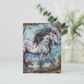 Carte Postale Unicorn Appaloosa (Debout devant)