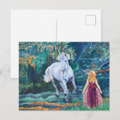 Carte Postale Unicorn Art (Devant / Derrière)