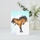 Carte postale Unicorn Bucking (Debout devant)