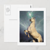 Carte Postale Unicorn de Lightning (Devant / Derrière)