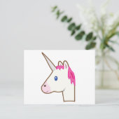 Carte Postale Unicorn emoji (Debout devant)