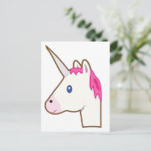 Carte Postale Unicorn emoji (Debout devant)