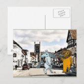 Carte postale Unicorn et Lion (Devant / Derrière)