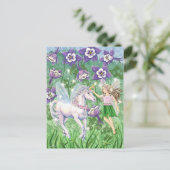Carte Postale Unicorn Fairy (Debout devant)