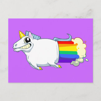 Carte postale Unicorn Farts