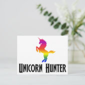 Carte Postale Unicorn Hunter (Arc-en-ciel) (Debout devant)