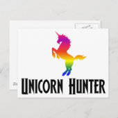 Carte Postale Unicorn Hunter (Arc-en-ciel) (Devant / Derrière)
