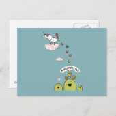 Carte Postale Unicorn Marshmallows (Devant / Derrière)