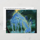 Carte postale Unicorn "Misty Midsummers Morning" (Devant / Derrière)