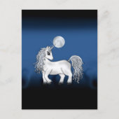Carte Postale Unicorn Moon (Devant)
