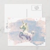 Carte postale Unicorn (Moon Dreams) (Devant / Derrière)