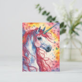 Carte Postale Unicorn Pegasus (Debout devant)