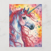 Carte Postale Unicorn Pegasus (Devant)
