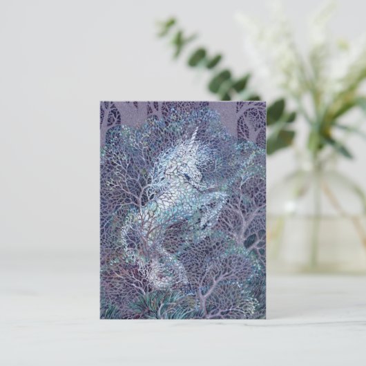 Carte Postale Unicorn Woods Deva (Debout devant)