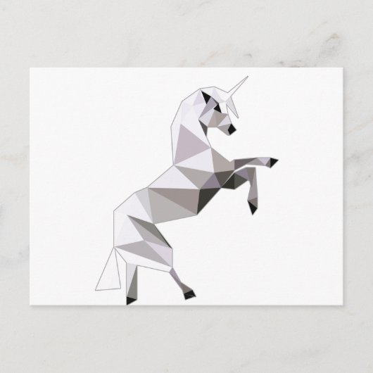 Carte Postale Unicorne (Devant)