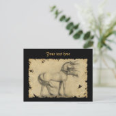 Carte Postale Unicorne (Debout devant)