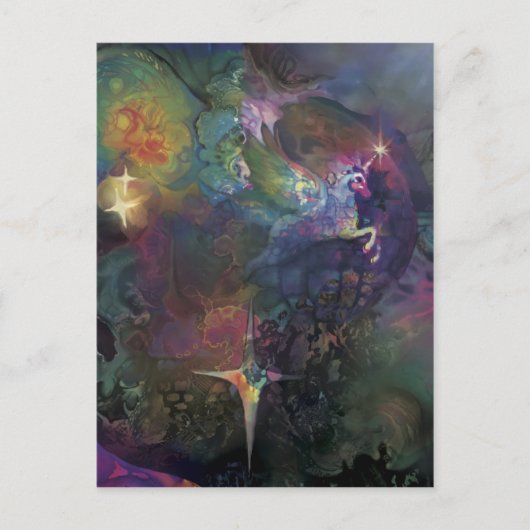Carte Postale Unicorne*** (Devant)