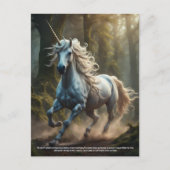 Carte Postale Unicorne (Devant)