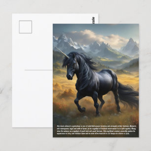 Carte Postale Unicorne