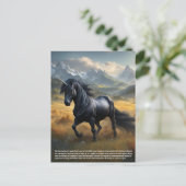 Carte Postale Unicorne (Debout devant)