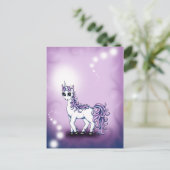 Carte Postale Unicorne (Debout devant)