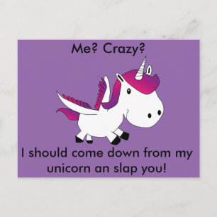 Carte Postale Unicorne