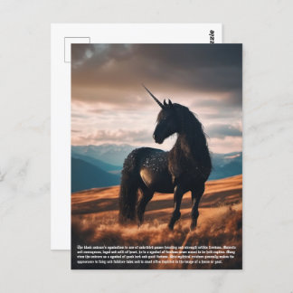 Carte Postale Unicorne