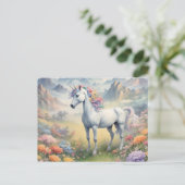 Carte Postale Unicorne (Debout devant)