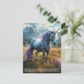 Carte Postale Unicorne (Debout devant)