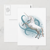 Carte Postale Unicorne (Devant / Derrière)