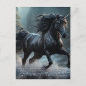 Carte Postale Unicorne (Devant)