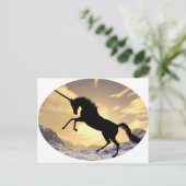 Carte Postale Unicorne (Debout devant)