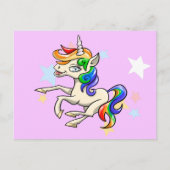Carte Postale Unicorne (Devant)