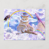 Carte Postale Unicorne - Caticorn (Devant)