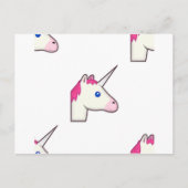 Carte Postale unicorne emoji (Devant)