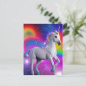Carte Postale Unicorne magique (Debout devant)