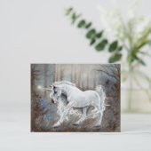 Carte postale Unicorne magique (Debout devant)