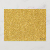 Carte Postale Unicorne magique Princesse | Merci d'anniversaire (Dos)