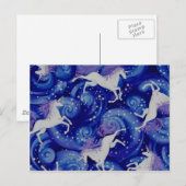 Carte Postale Unicornes (Devant / Derrière)