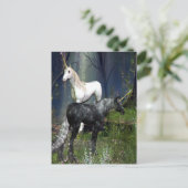 Carte Postale Unicornes (Debout devant)