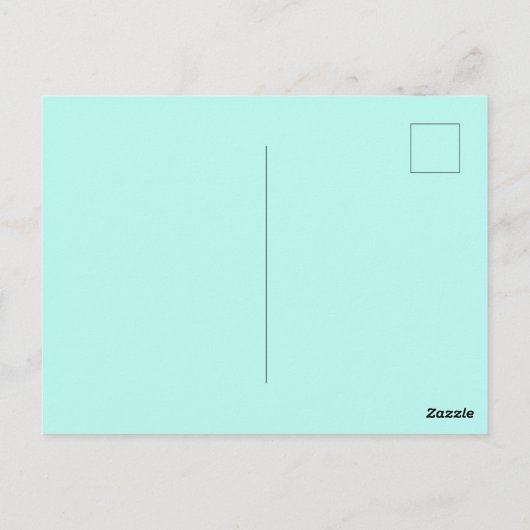 Carte Postale Unicornes magiques (Dos)