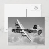 Carte postale unifiée B-24 Liberator (Devant / Derrière)