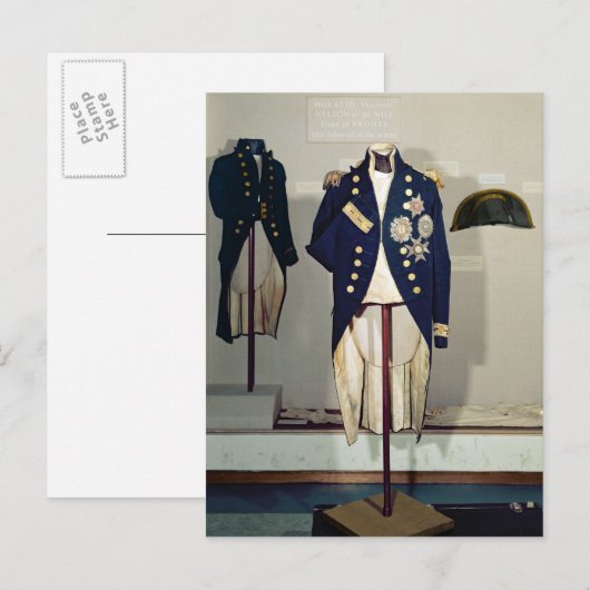 Carte Postale uniforme de la Marine royale (Devant / Derrière)