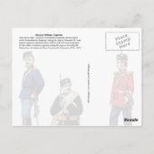 Carte Postale Uniforme militaire russe (Dos)