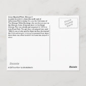 Carte Postale Union Baseball Park 1ère Maison De (Dos)