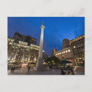 Carte Postale Union Carré Downtown San Francisco