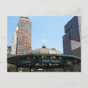 Carte Postale Union Carré Subway NYC
