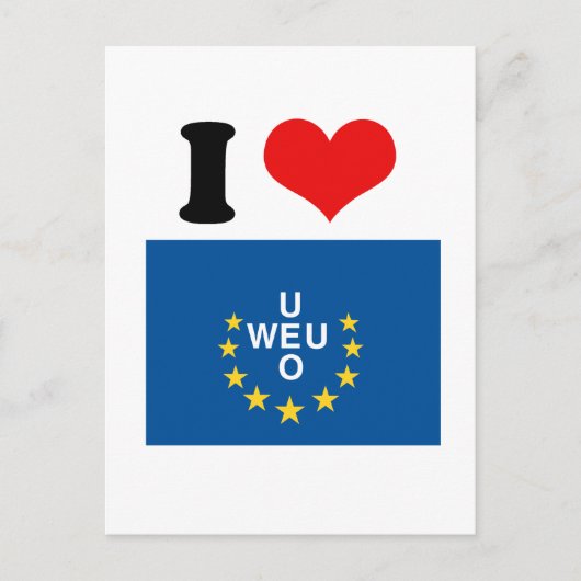 Carte Postale Union de l'Europe occidentale (Devant)