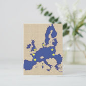 Carte Postale Union européenne (Debout devant)